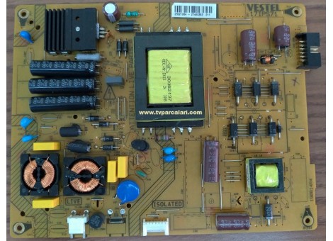 17IPS71, 23221004, VESTEL SEG 40SD5200, VESTEL SATELLITE 40FA5050 40" LED TV, Power board 17IPS71, 23221004, VESTEL SEG 40SD5200, VESTEL SATELLITE 40FA5050 40" LED TV, Power board